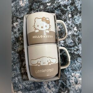 Hello Kitty and Cinnamoroll Ceramic Mugs